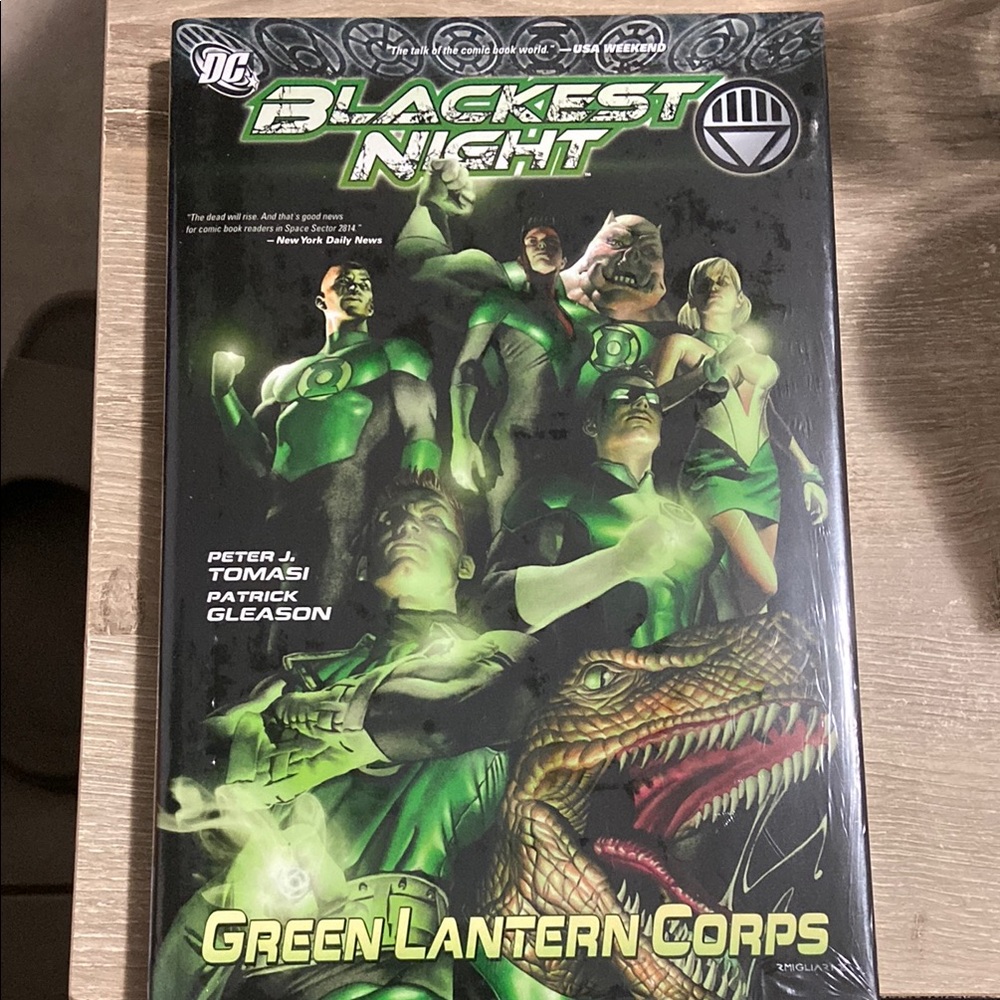 Blackest Night: Green Lantern Corps (DC Comics, 2010, 1st Printing, HC) Book NEW